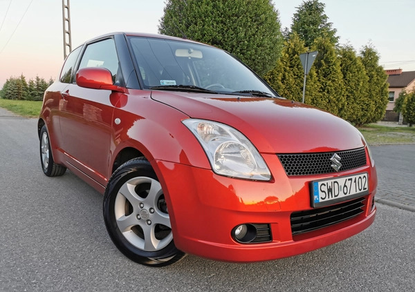 Suzuki Swift cena 14900 przebieg: 172000, rok produkcji 2008 z Rydułtowy małe 781